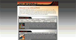 Desktop Screenshot of jeffmcdonaldonline.com